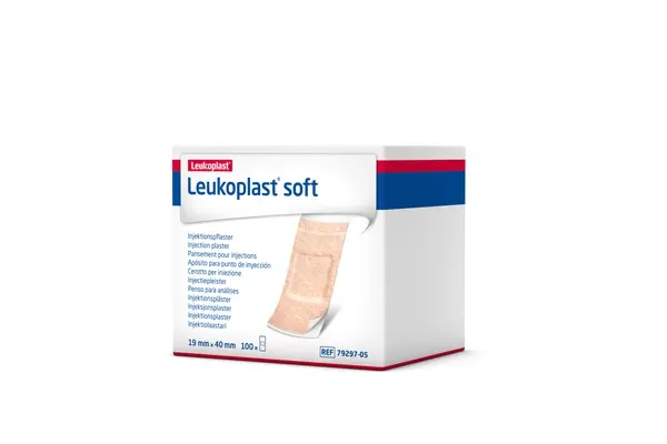 Injektionspflaster Leukoplast Soft beige 1.9x4cm