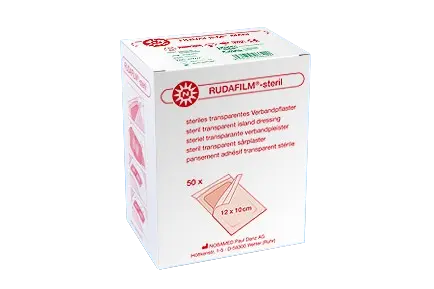 Folienverband mit Wundauflage Rudafilm steril (20x10cm)