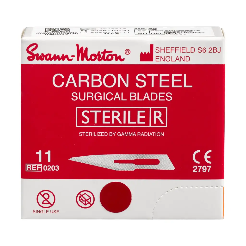 Einmal-Skalpellklingen Swann-Morton steril (Figur Nr. 11)