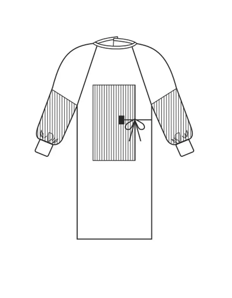 OP-Kittel HALYARD EVOLUTION 4 gewebeverstärkt Raglanärmel (L x-lang)