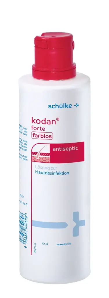 Hautdesinfektion Kodan Forte farblos (250ml, Flasche)