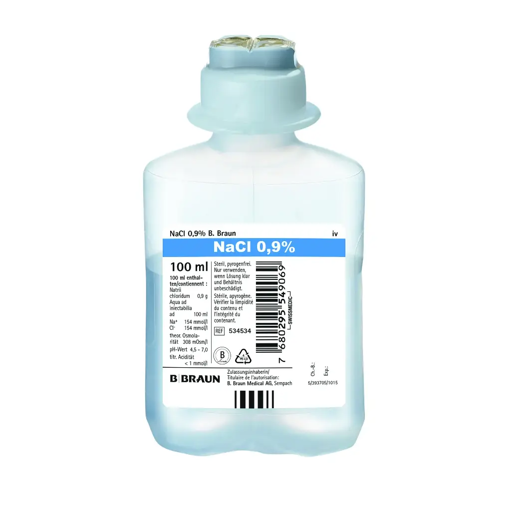 Infusionslösung NaCl 0.9% Ecoflac® plus (100ml)