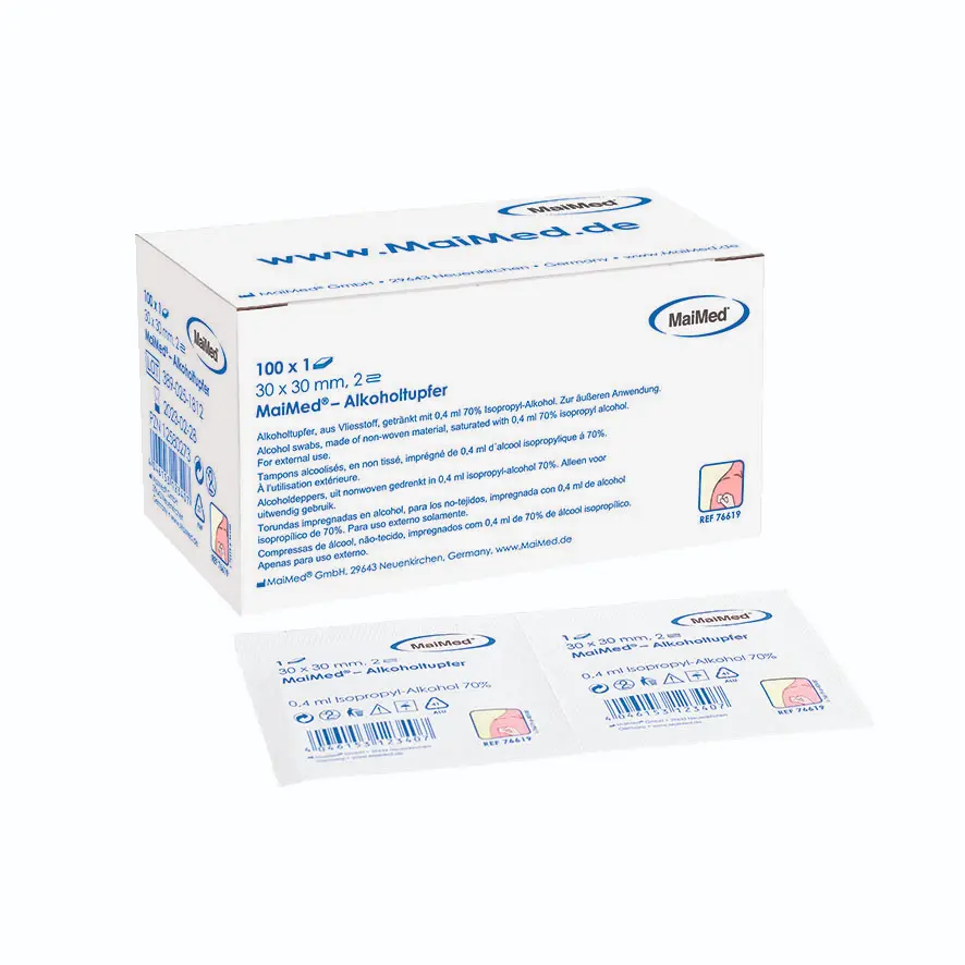 Alkoholtupfer ABE 3x3cm