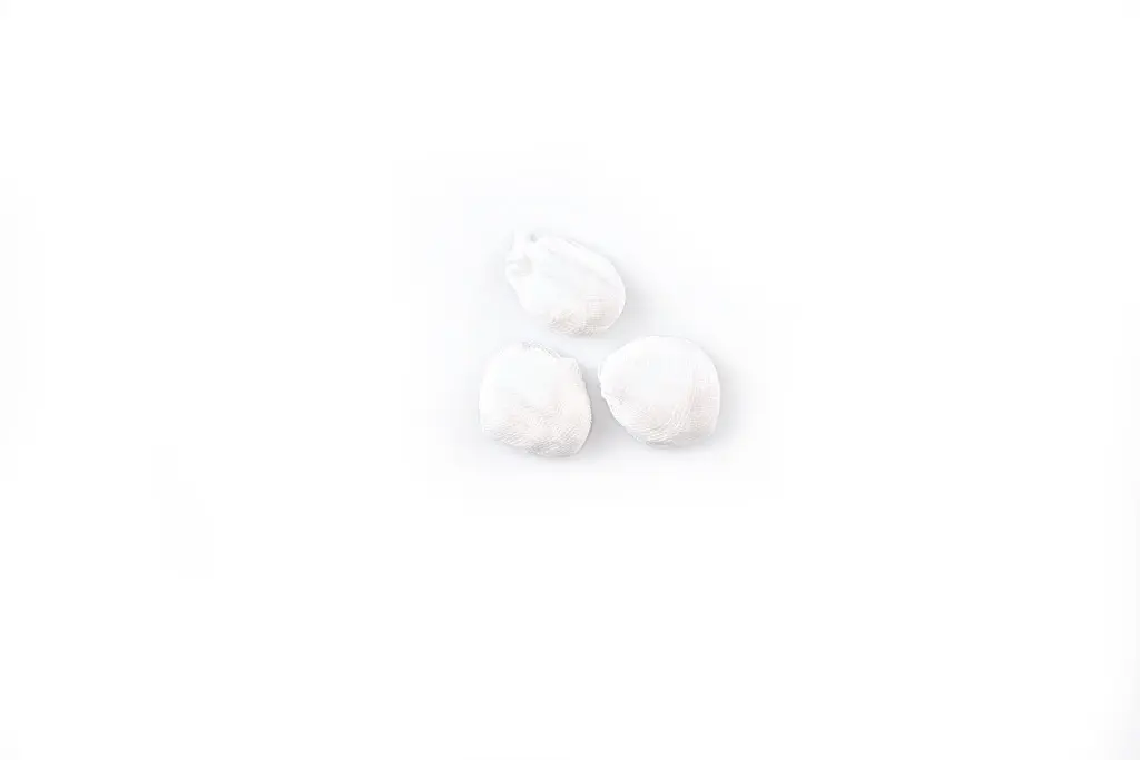 Rundtupfer Gaze Gazin pflaumengross steril