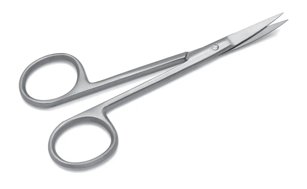 Irisschere spitz/spitz 11.5cm (gebogen)