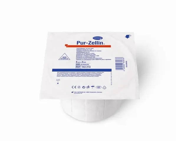 Zellstoffwattetupfer Pur-Zellin 4x5cm unsteril