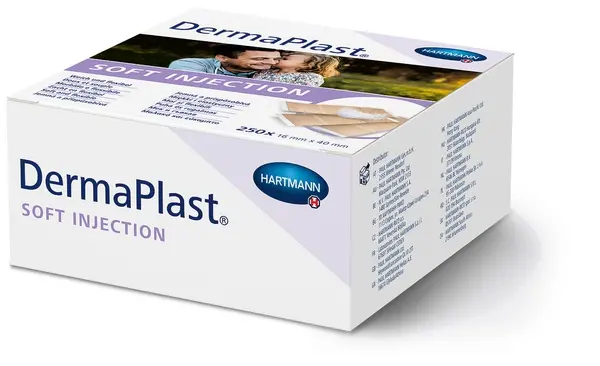 Injektionspflaster DermaPlast Soft Injection 4x1.6cm (weiss)