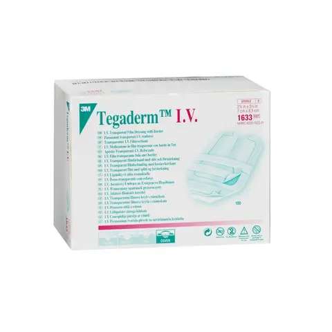 Kanülenfixierverband Tegaderm I.V. mit Fenster 7x8.5cm steril