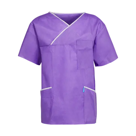 OP-Hemd cosaOP SMS X-Kragen mit Taschen violett (M)