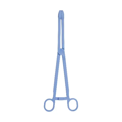 [413089007] Tupferklemme 24cm blau Plastik