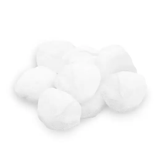 [232504357] Rundtupfer Gaze BeeSana 20-fädig steril Ø pflaumengross ohne RX