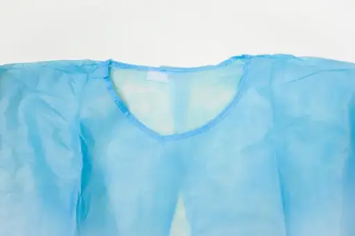 [245009902] Schutzkittel premium wiroTRISTEADY/-STICK KNIT PP SMS 3-lagig Bündchen (blau)