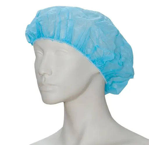 [245000227] OP-Haube WIROS professional wiroBOUND PP Barett blau Spenderbox