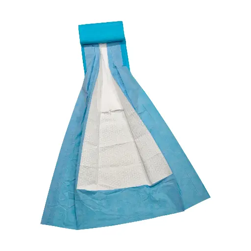 [182304902] OP-Tischabdeckung Patientenliege Premium Allesorb 2-teilig lang 102x229cm mit Liftsheet kurz