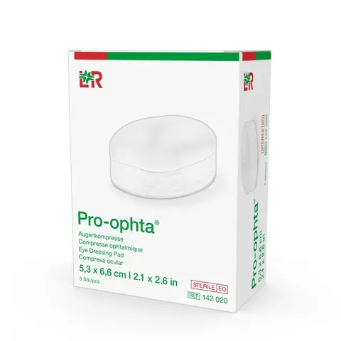 [394042020] Augenkompresse Pro-ophta steril 5.3x6.6cm offen