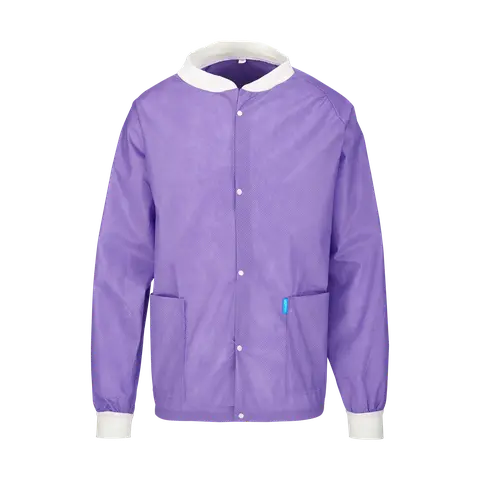 [170909204] Wärmejacke cosaOP SMS Trikotabschluss am Hals mit Taschen violett (L)